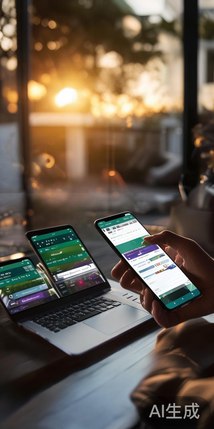 以一位常年喜爱体育竞猜的用户为例，他在早晨用手机轻